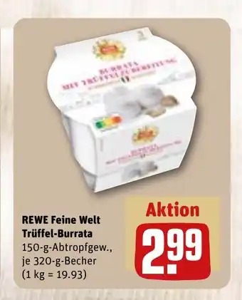 REWE REWE Feine welt trüffel-burrata tilbud