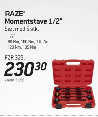 Thansen Momentstave 1/2" tilbud