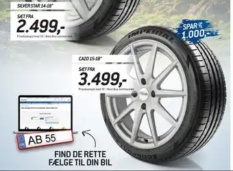 Thansen Dæk og fælge Cazo 15-18" tilbud
