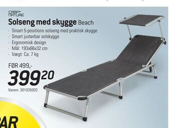 Solseng med skygge