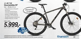 Thansen Mountainbike 29" tilbud
