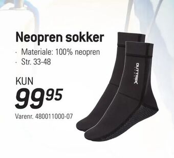 Thansen Neopren sokker tilbud