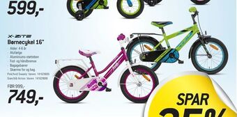 Thansen Børnecykel 16" tilbud