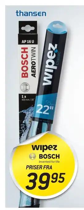 Thansen Wipez bosch tilbud