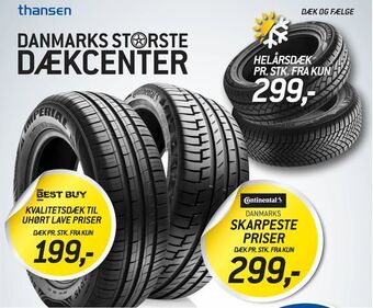 Thansen Dæk og fælge tilbud