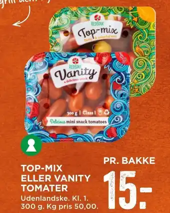 MENY Top-mix eller vanity tomater tilbud