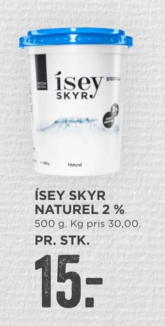 Ísey skyr naturel 2 %