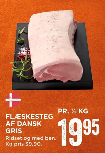 MENY Flæskesteg af dansk gris tilbud