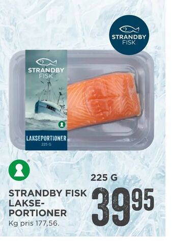 MENY Strandby fisk lakseportioner tilbud