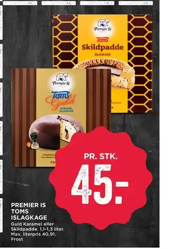 MENY Premier is toms islagkage tilbud