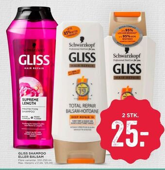 Gliss shampoo eller balsam
