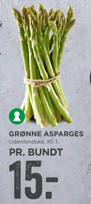 MENY Grønne asparges tilbud