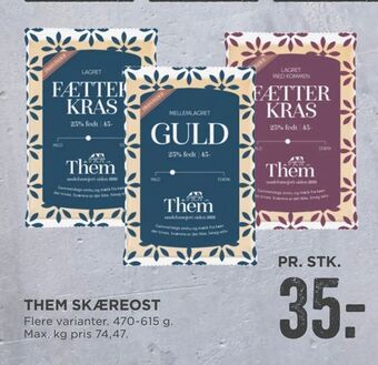MENY Them skæreost tilbud