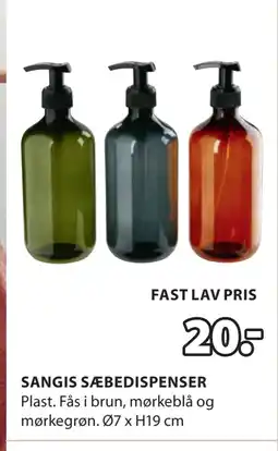 JYSK SANGIS SÆBEDISPENSER tilbud