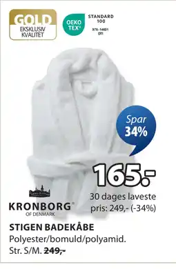 JYSK STIGEN BADEKÅBE tilbud