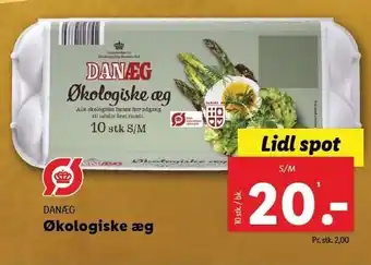 Lidl DANÆG Økologiske æg tilbud