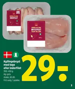 Coop 365 Kyllingebryst med lage eller inderfilet tilbud