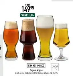 Imerco Bayern ølglas tilbud