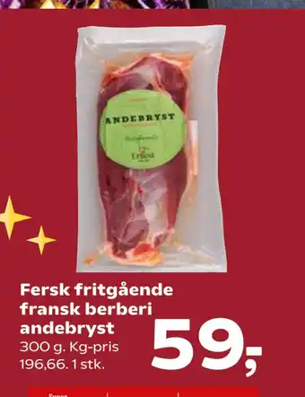 SuperBrugsen Fersk fritgående fransk berberi andebryst tilbud