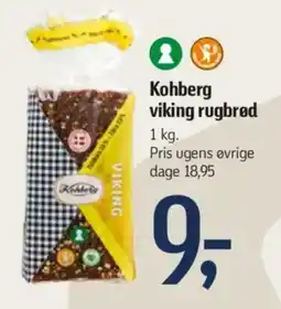 Føtex KOHBERG Viking rugbrød tilbud