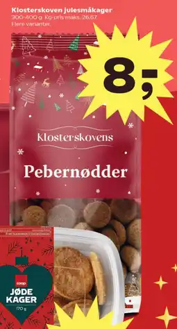 SuperBrugsen Klosterskoven julesmåkager tilbud