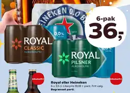 Kvickly Royal eller Heineken tilbud