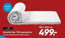 Bilka Nordisk Fjer T30 topmadras tilbud