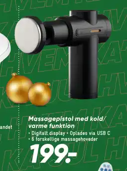 Massagepistol med kold/ varme funktion