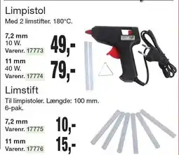 Harald Nyborg Limpistol eller Limstift tilbud