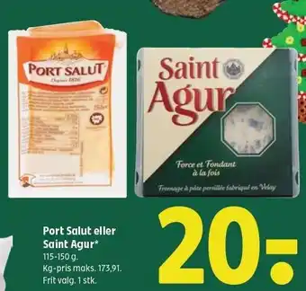 Coop 365 Port Salut eller Saint Agur tilbud