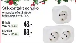Harald Nyborg Stikkontakt schuko tilbud