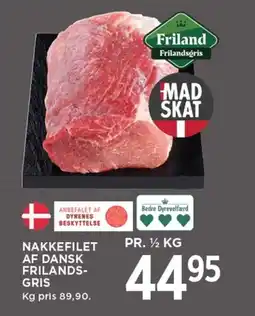 MENY Nakkefilet af dansk frilands- gris tilbud