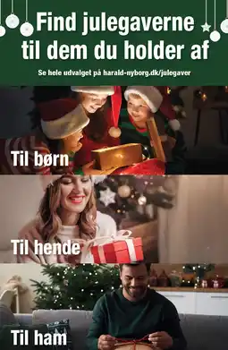 Harald Nyborg Find julegaverne til dem du holder af tilbud