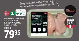 MENY Omhu brystfilet af dansk vel- færdskylling tilbud