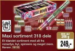 Harald Nyborg Maxi sortiment 318 dele tilbud