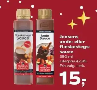 Kvickly Jensens ande- eller flæskestegssauce 350 ml tilbud