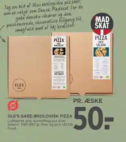 MENY Ole's gård økologisk pizza tilbud