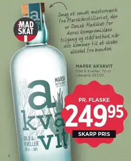 MENY Marsk akvavit tilbud