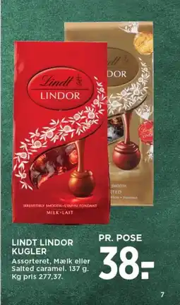 MENY Lindt lindor kugler tilbud