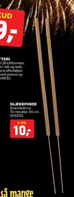 jem & fix Glødepinde tilbud