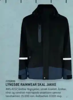 XL-BYG Lyngsøe rainwear skal jakke tilbud