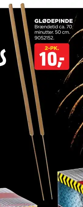 jem & fix GLØDEPINDE tilbud