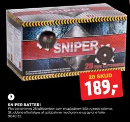 jem & fix SNIPER BATTERI tilbud