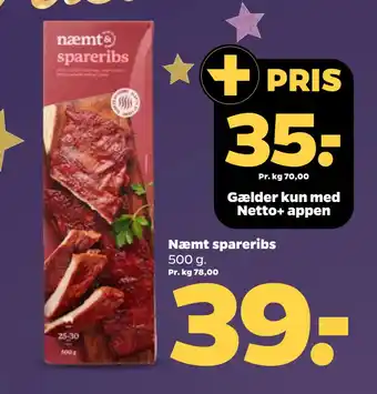 Netto Næmt spareribs tilbud