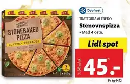 Lidl TRATTORIA ALFREDO Stenovnspizza tilbud