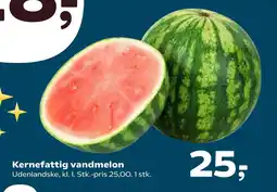 SuperBrugsen Kernefattig vandmelon tilbud