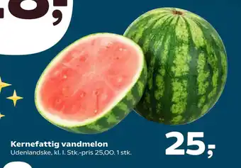 SuperBrugsen Kernefattig vandmelon tilbud