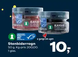 Kvickly Stenbiderrogn tilbud