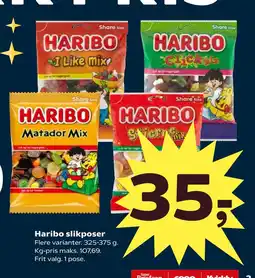 Kvickly Haribo slikposer tilbud