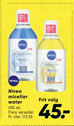 Bilka Nivea micellar water tilbud